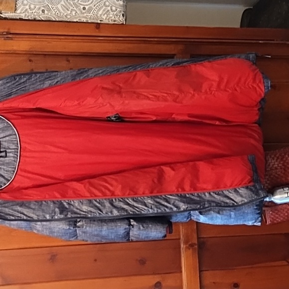 Women's Blue Puffer Coat - Picture 9 of 12